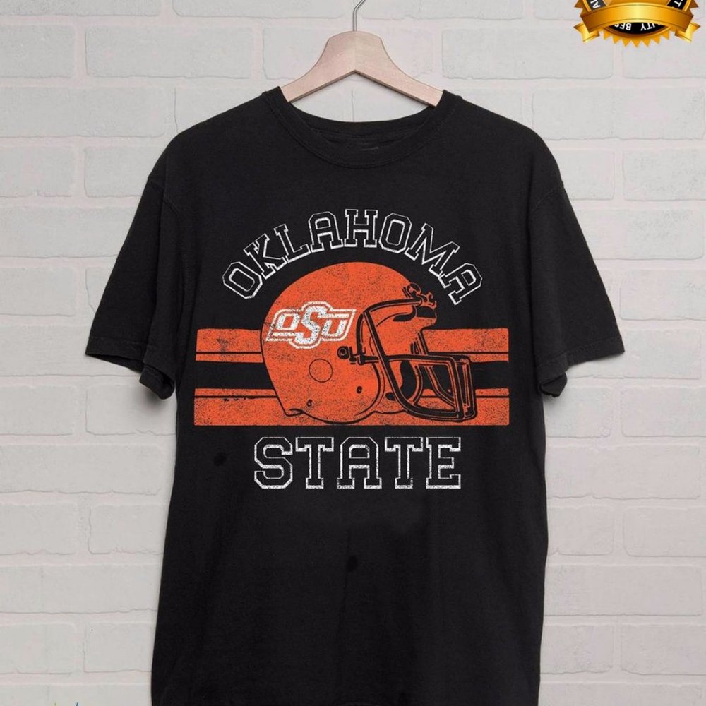 Vintage NCAA Oklahoma State Cowboys and Cowgirls Black T-Shirt, Oklahoma State